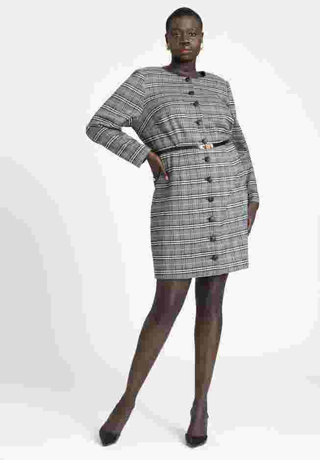 Plaid Mini Dress image number 0