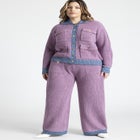 Shimmer Sweater Wide Leg Pant image number null