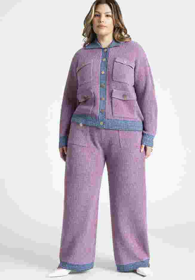 Shimmer Sweater Wide Leg Pant image number 0
