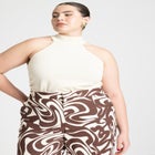 Halter Neck Sweater image number null