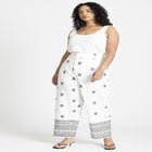 Embroidered Ankle Pant image number null