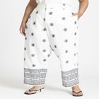 Embroidered Ankle Pant image number null