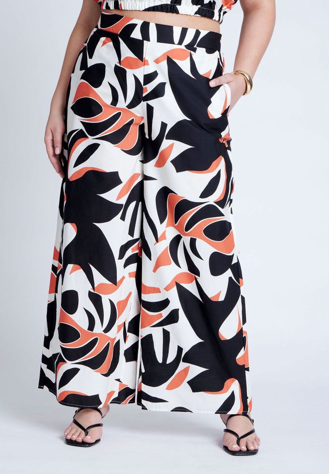 Wide Leg Printed Pant image number 1