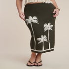 Intarsia Column Skirt image number 0