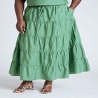 Tiered Maxi Skirt image number null