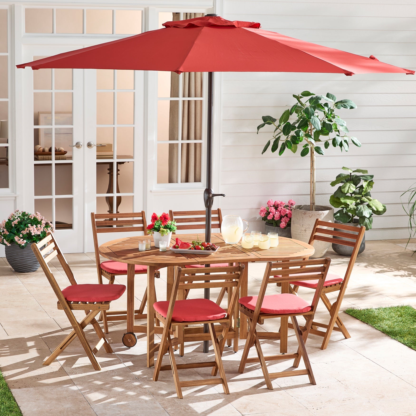 BH Outdoor Performance Set of 4 Stacking Chair Pads image number 3