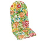 Tropical floral Adirondack chair cushion on chair