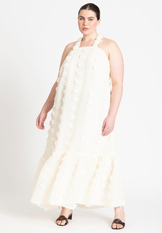 Floral Texture Maxi Dress image number 1