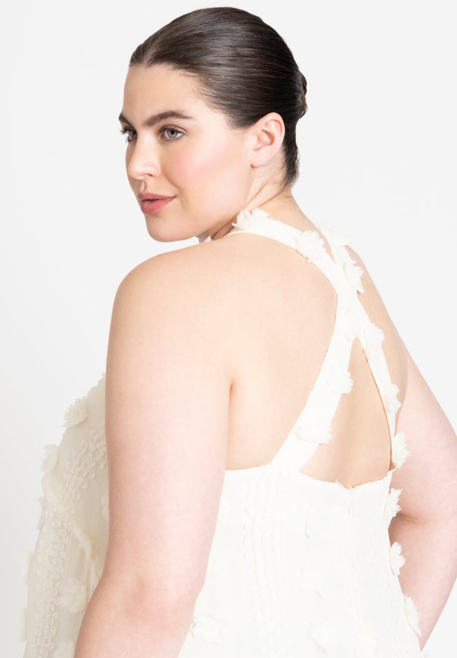 Floral Texture Maxi Dress image number 3