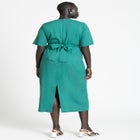 Tie Front Relaxed Maxi Dress image number null