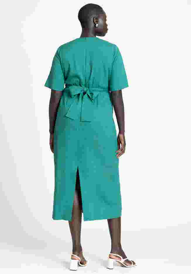 Tie Front Relaxed Maxi Dress image number 1