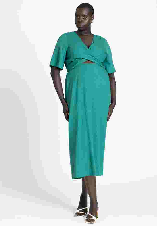 Tie Front Relaxed Maxi Dress image number 0