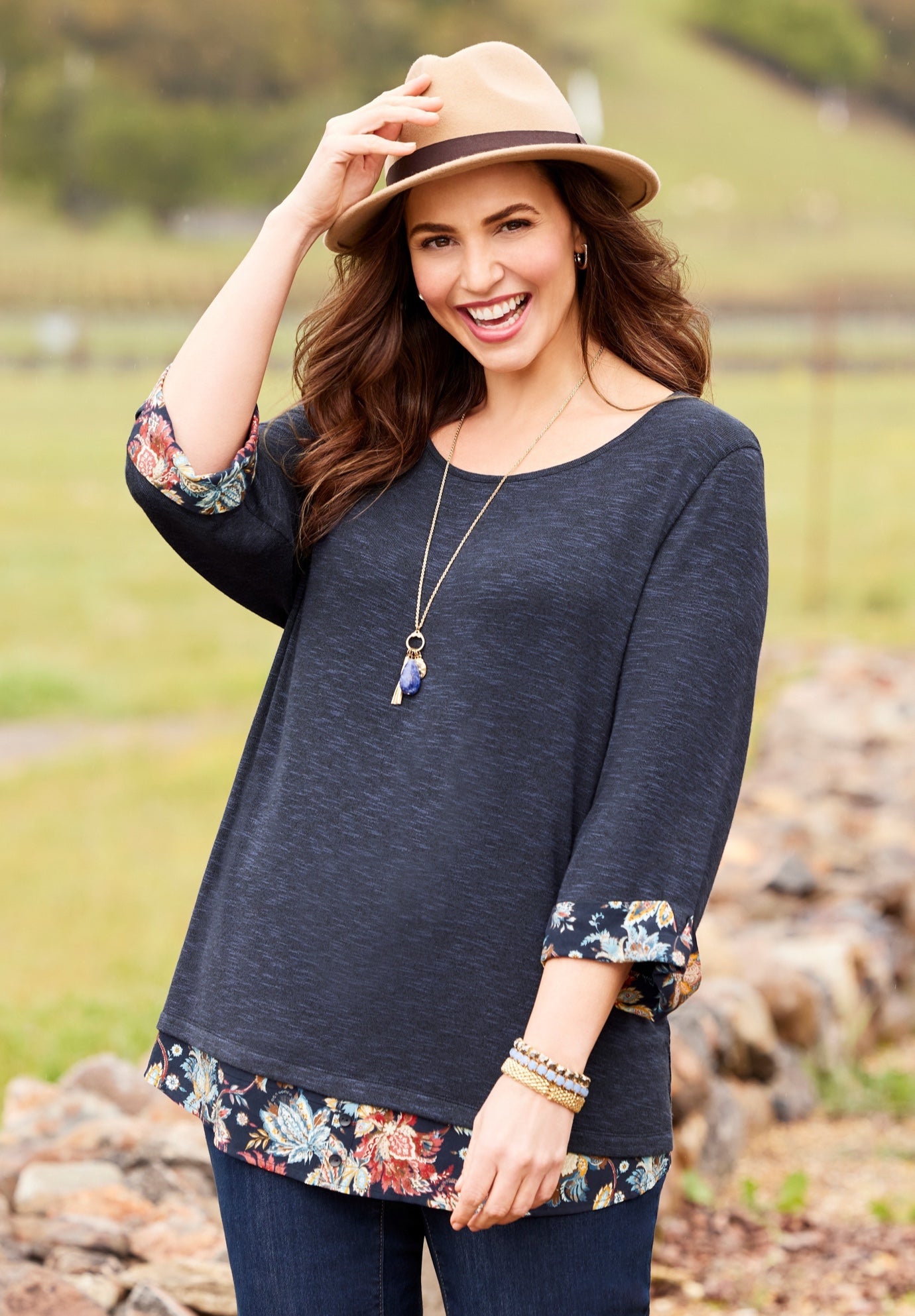 Impossibly Soft Duet Tunic image number 0