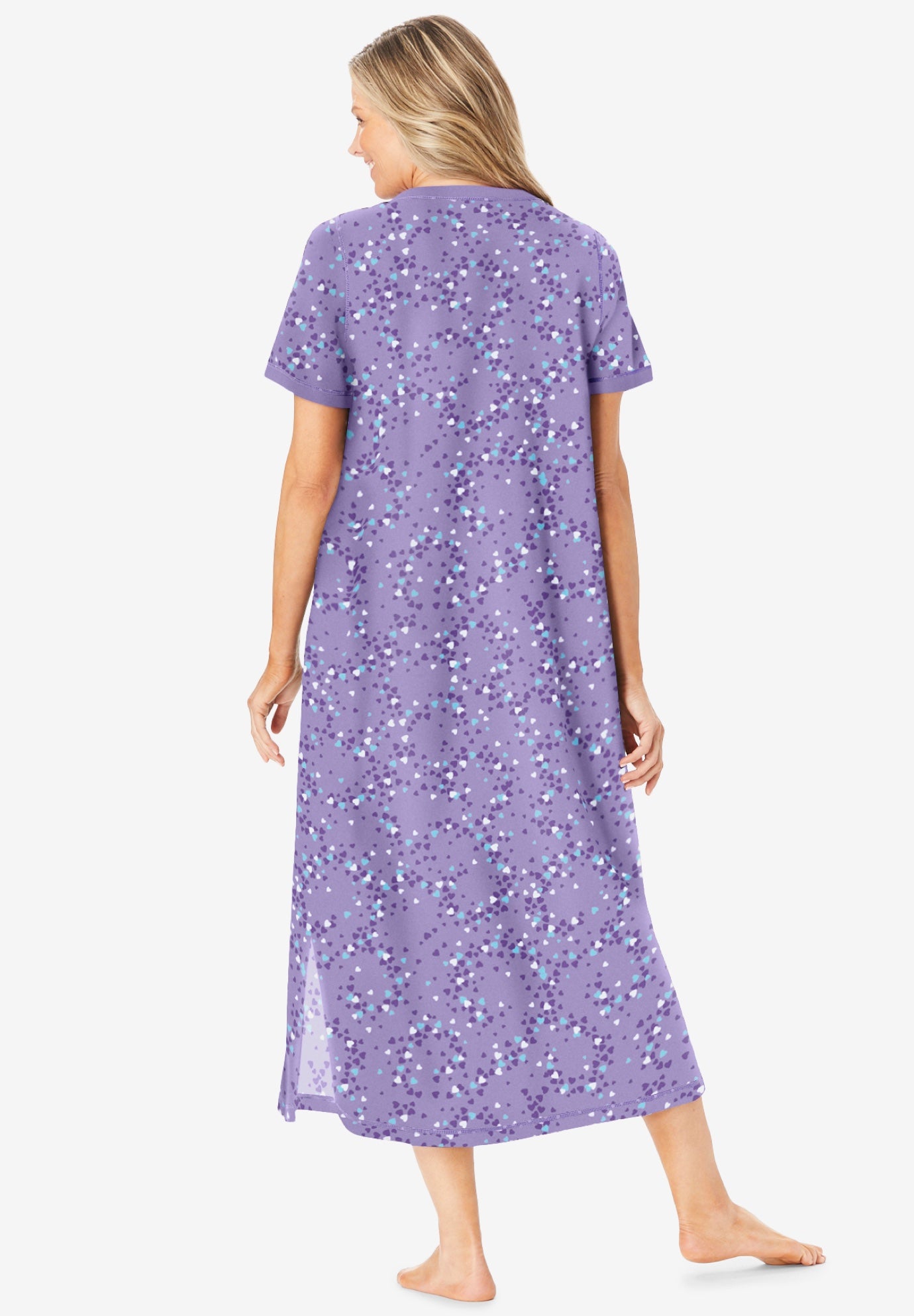 Long Henley Sleepshirt image number 1