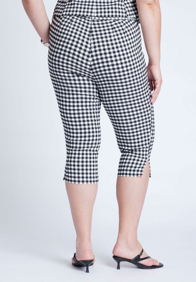 Gingham Capri Legging image number 2