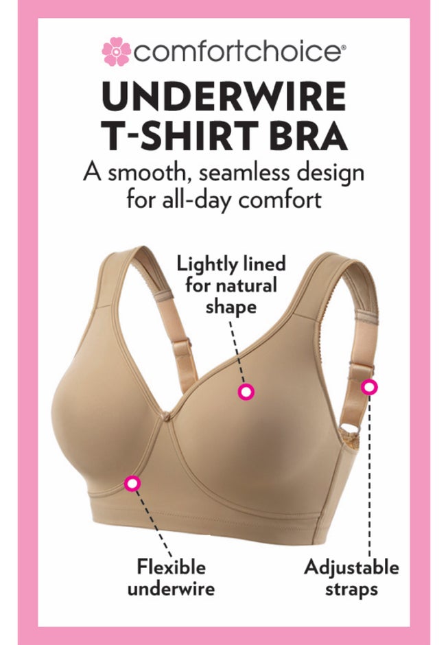 Underwire Microfiber T-Shirt Bra image number 6