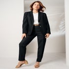 Linen Pleat-Front Pant image number null