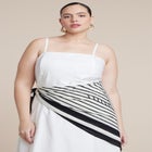 Scarf Detail Midi Dress image number null