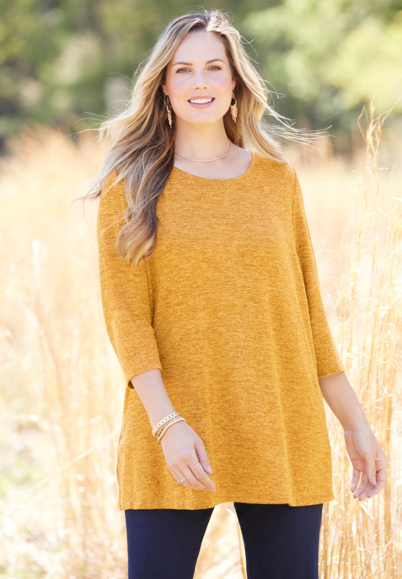 Impossibly Soft Tunic & Scarf Duet image number 1