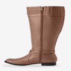 The Janis Tall Wide Calf Leather Boot By Comfortview image number null