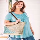2-Piece Floral Tote Set image number null