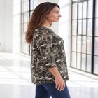 Plus Size Ultimate Three Quarter Sleeve Swing Tee image number 2