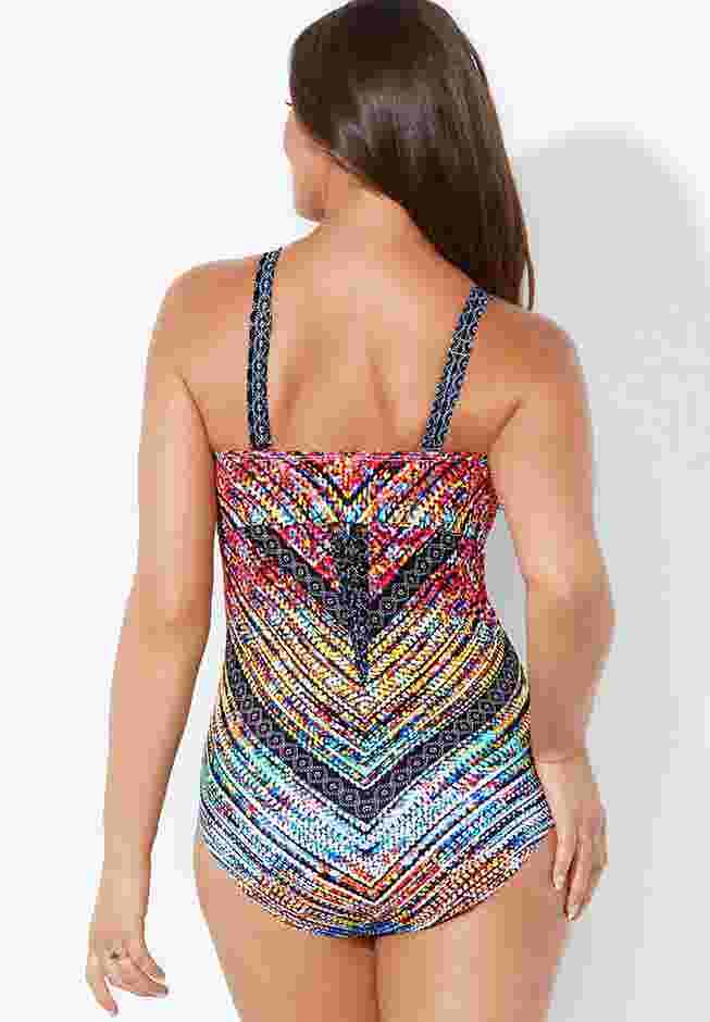 Macrame Underwire One Piece Swimsuit image number 1