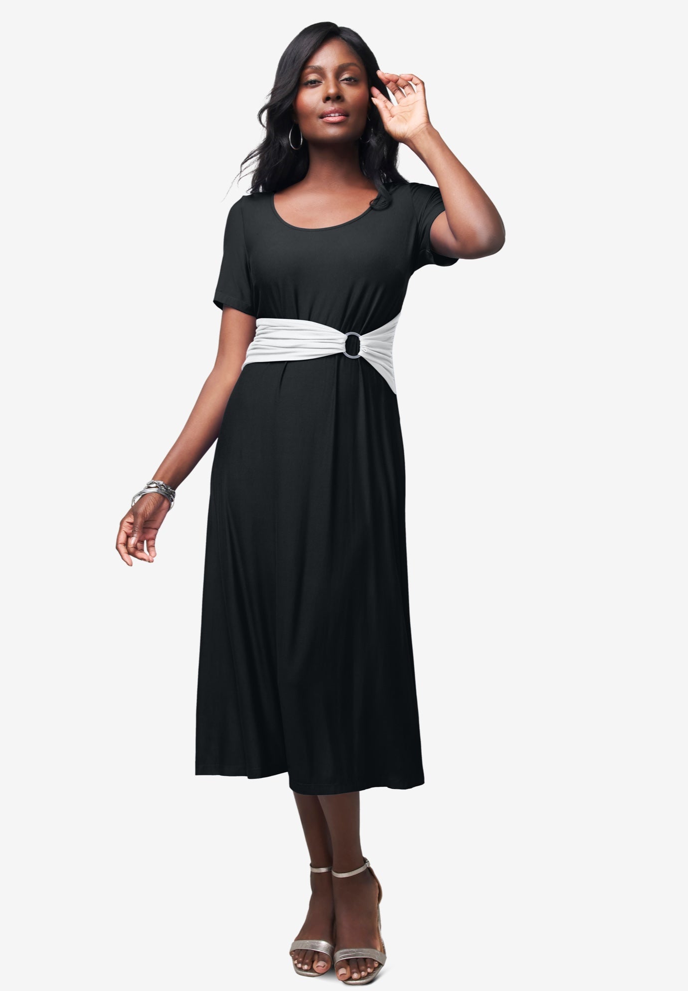 Buckle Midi Dress image number 0