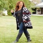 Classic Fair Isle Coatigan image number null