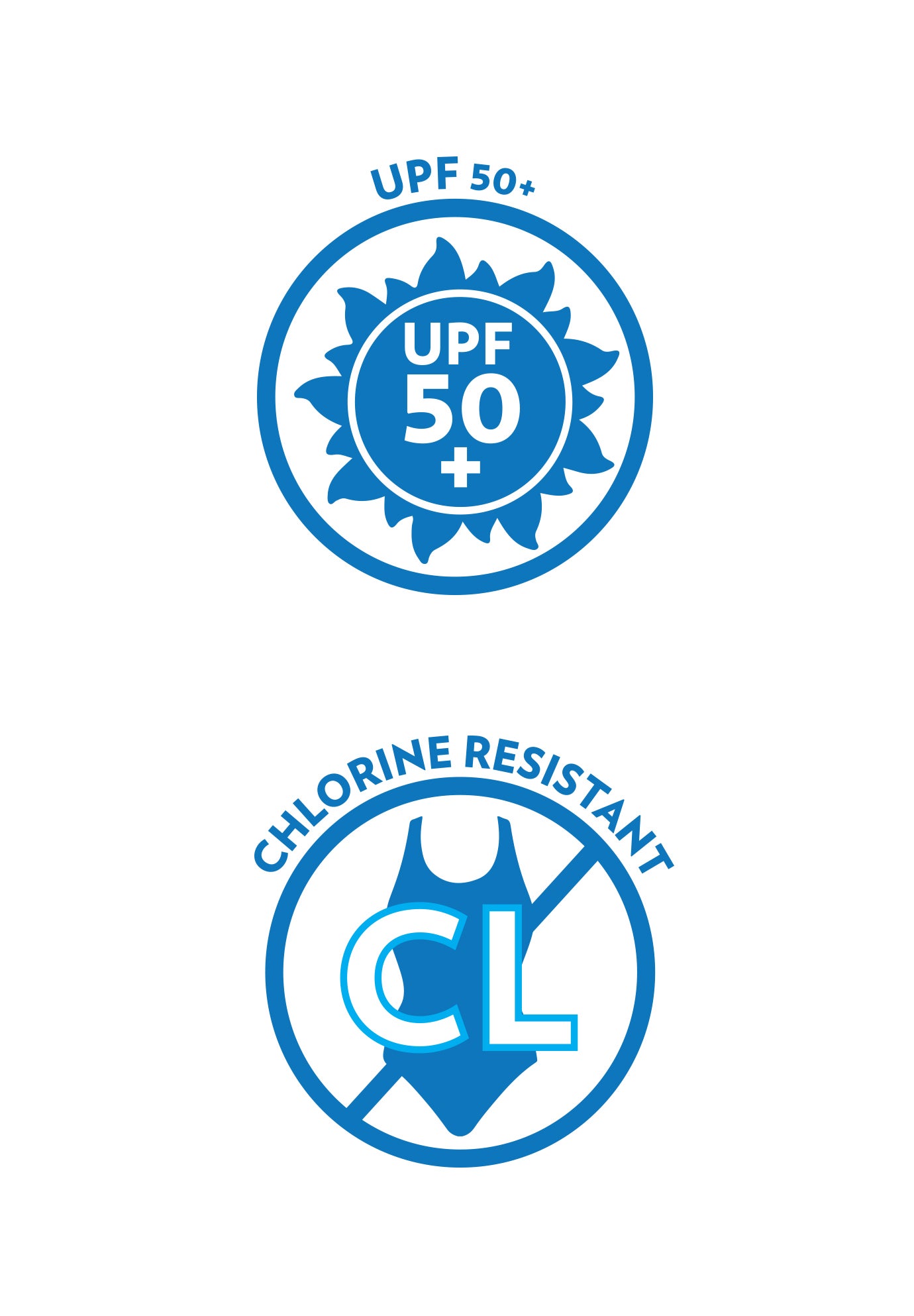 Chlorine Resistant Long-Sleeve Colorblock Swim Tee image number 3