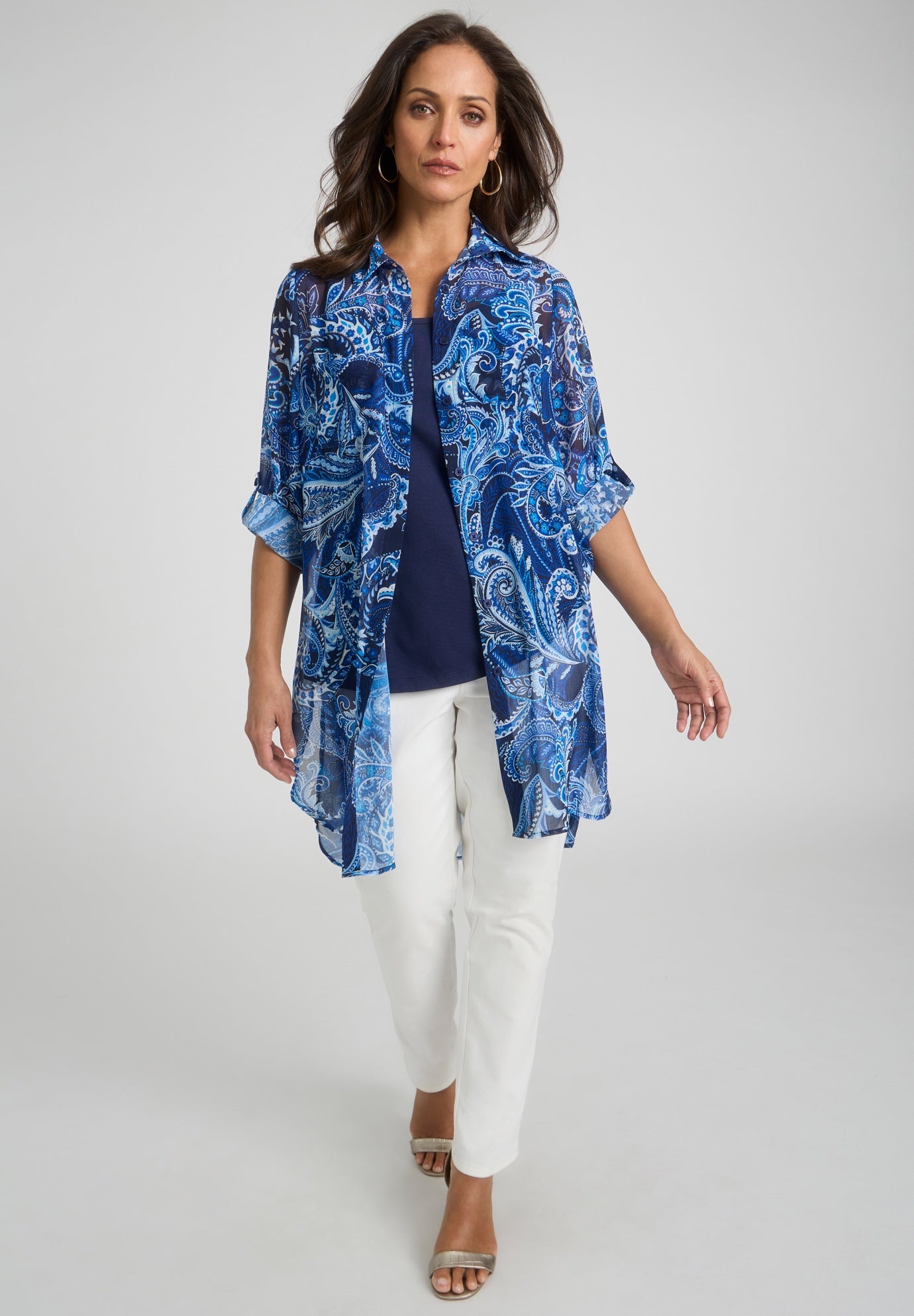 Sheer Georgette Mega Tunic image number 0