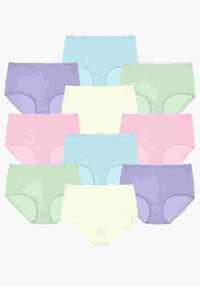 Full Coverage Cotton Brief 10-Pack image number 0