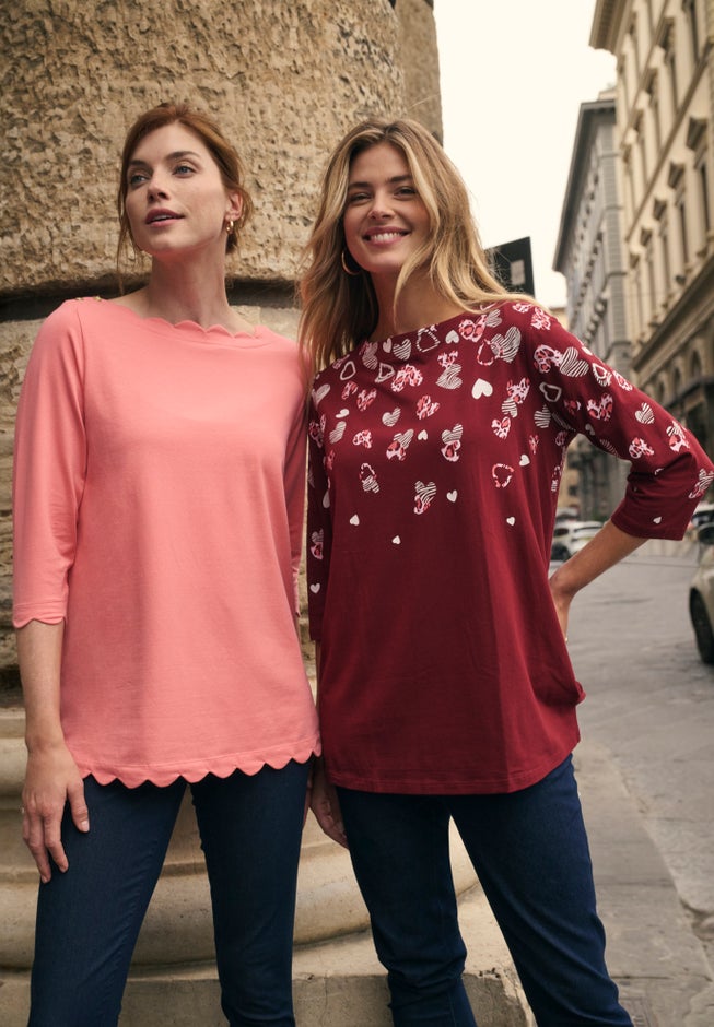 Scallop Boatneck Tunic image number 5