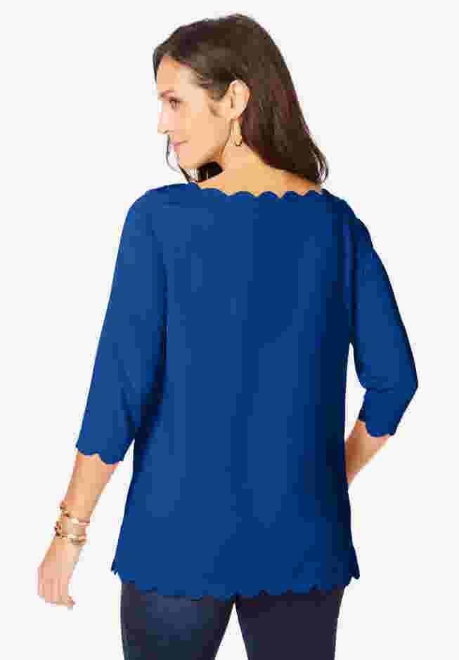 Scallop Boatneck Tunic image number 1
