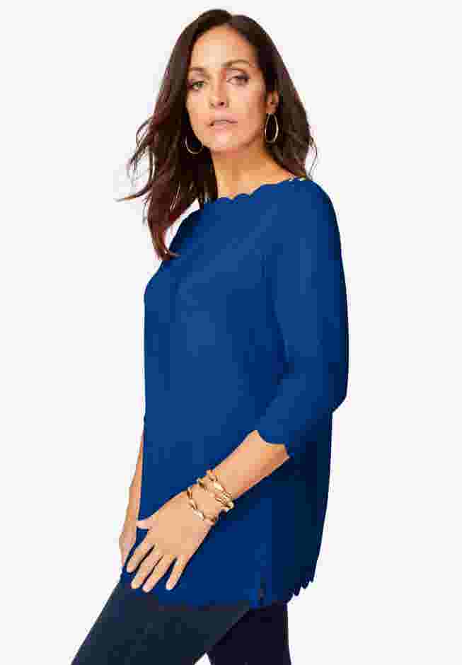 Scallop Boatneck Tunic image number 2