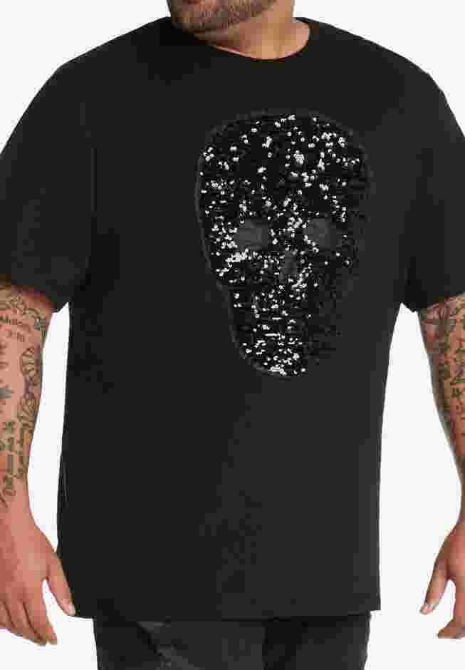 MVP Collections® Embellished Skull T-Shirt image number 3