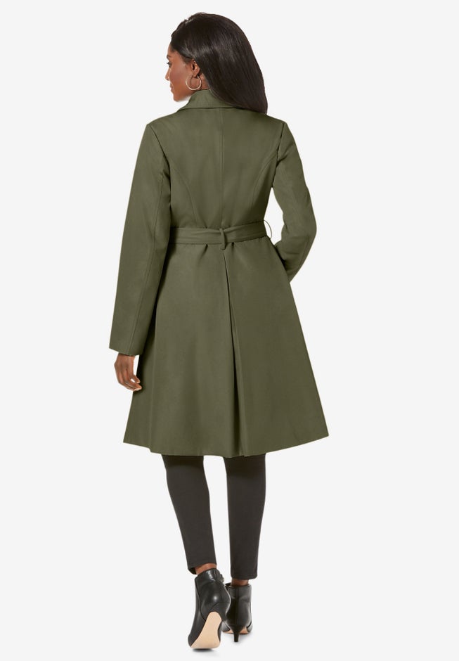 Pleated Trench Coat image number 1