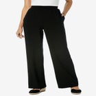 Pull-On Elastic Waist Soft Pants image number null
