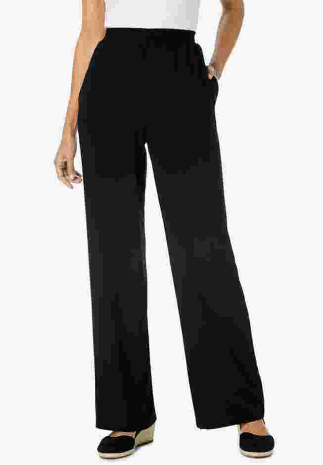Pull-On Elastic Waist Soft Pants image number 0