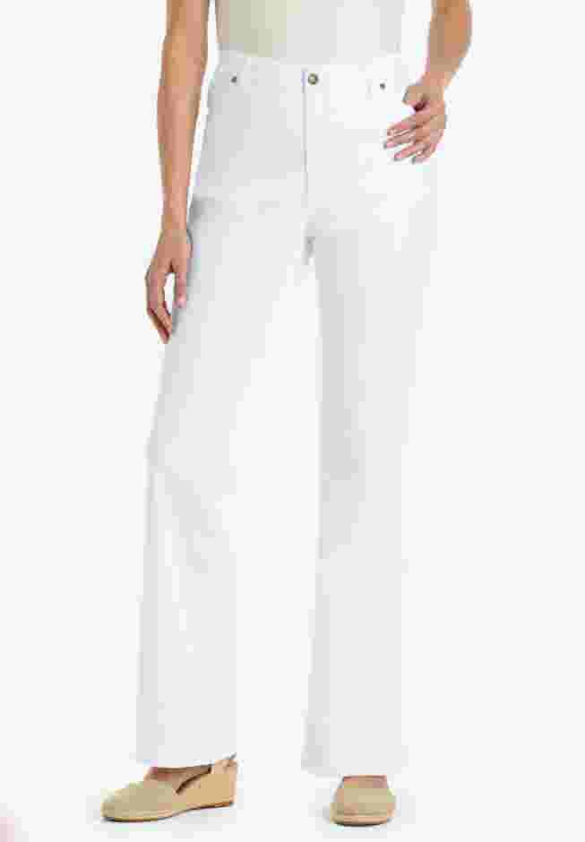 Bootcut Stretch Comfort Denim Five-Pocket Jeans image number 0