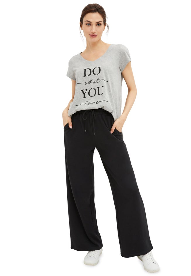 Screenprint V-Neck Tee image number 0