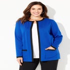 Ponte Jewel Neck Blazer image number null