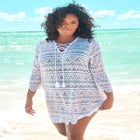 Scallop Lace Cover Up  image number 0