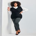 Eva Split Detail Ponte Pant image number 3