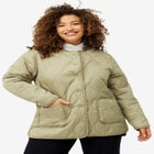 Quilted Snap Front Jacket image number null