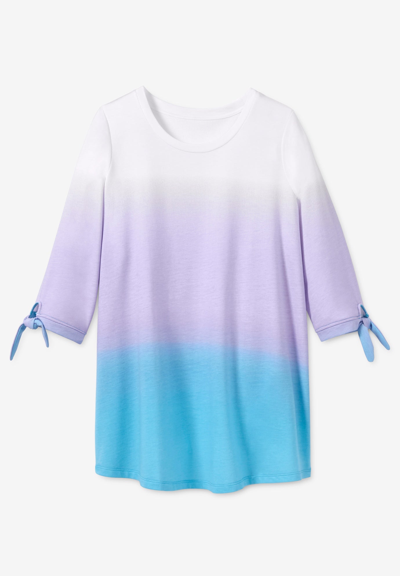 French Terry Tie-Sleeve Sweatshirt image number 3