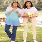 French Terry Tie-Sleeve Sweatshirt image number null