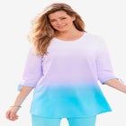 French Terry Tie-Sleeve Sweatshirt image number null