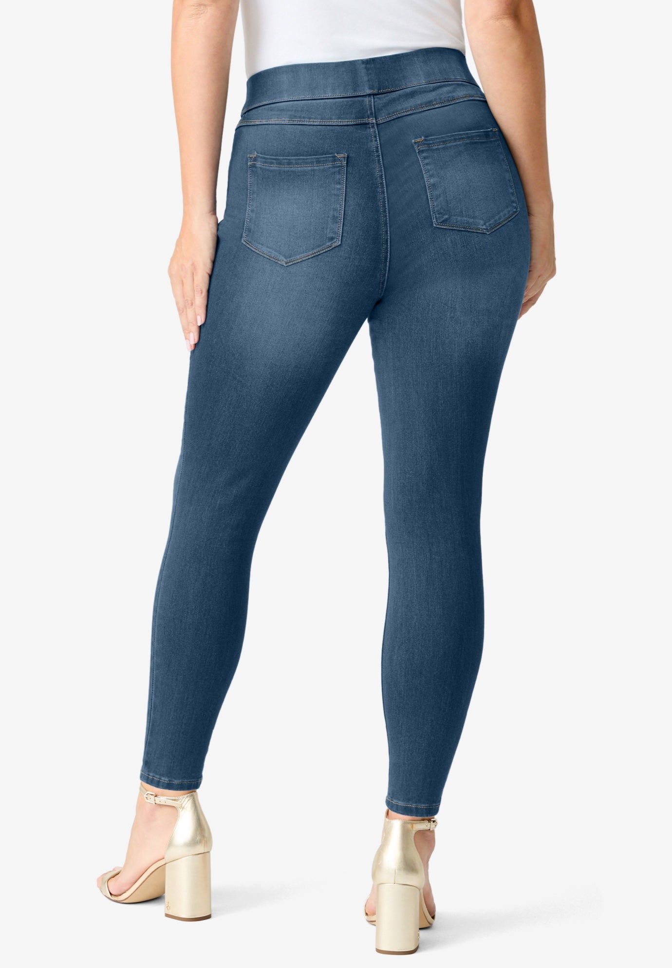 Plus Size 360° Stretch Jegging image number 1