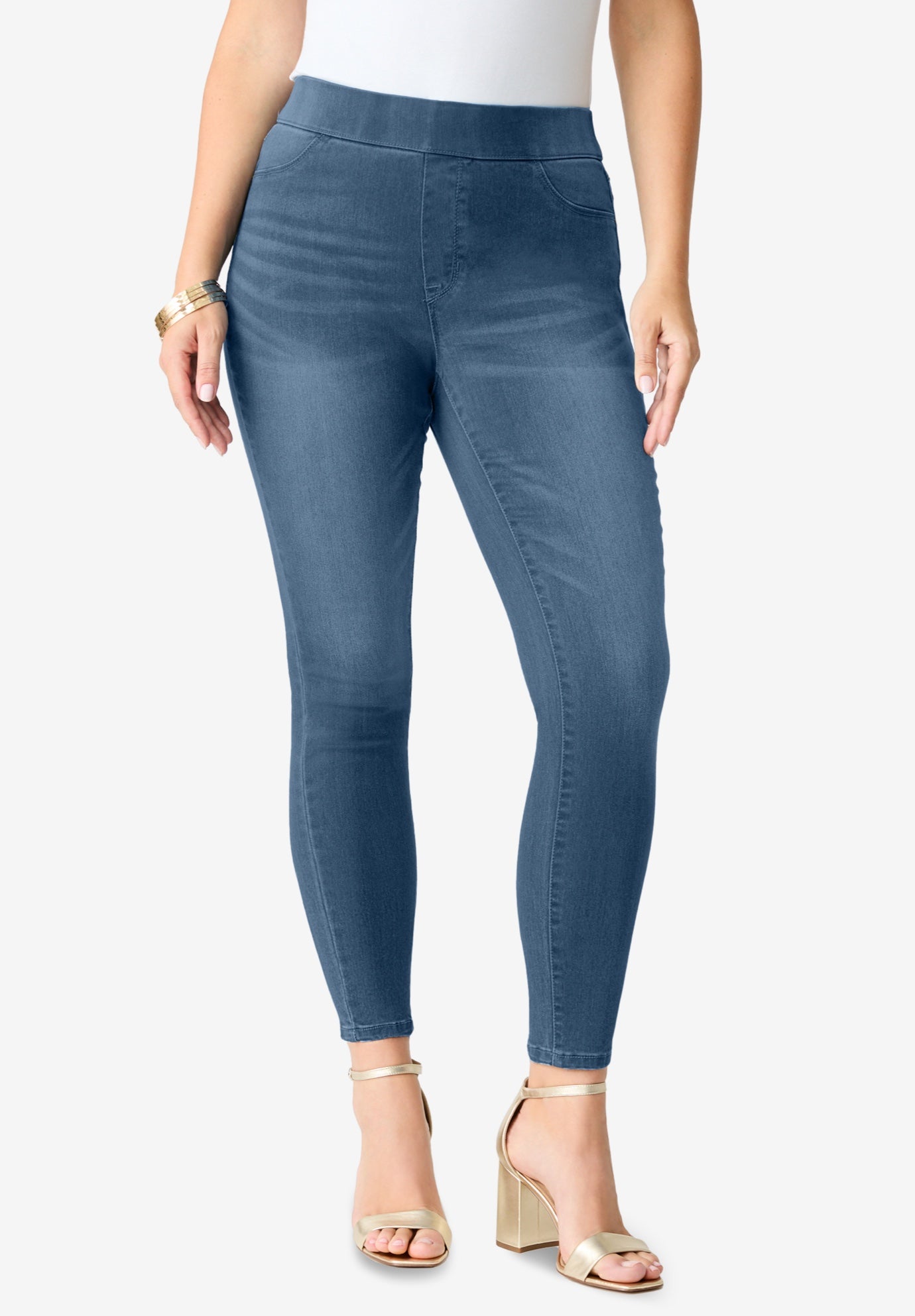Plus Size 360° Stretch Jegging image number 2